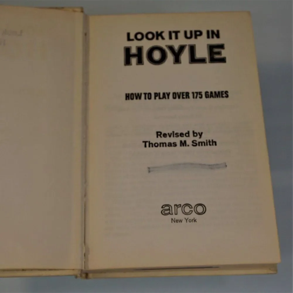 Look It Up In Hoyle How To Play Over 175 Games 1969 Hardcover